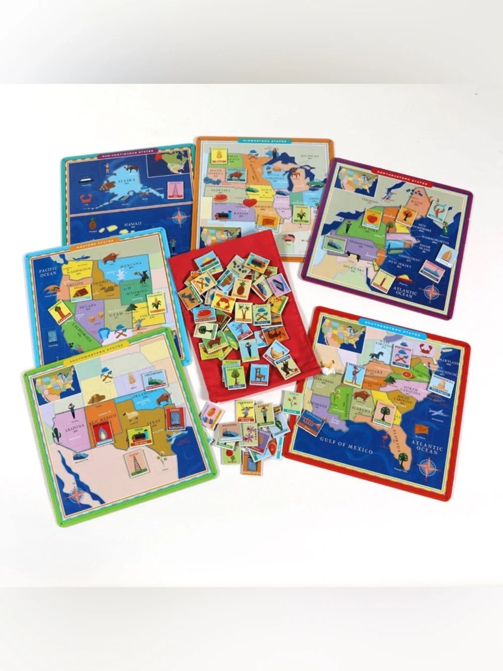 NEW eeBoo United States Geography Bingo Game ~ homeschool classroom games